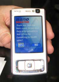Disease Checking Cell phone Disease Checking Cell phone, First of its Kind.