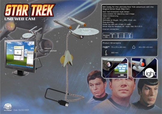 Star Trek USB Saucer Webcam Star Trek USB Saucer Webcam