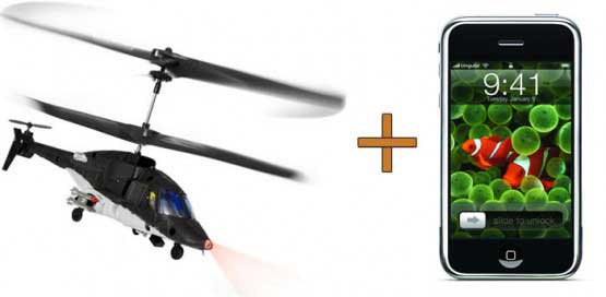 Control a RC Helicopter using iPhone