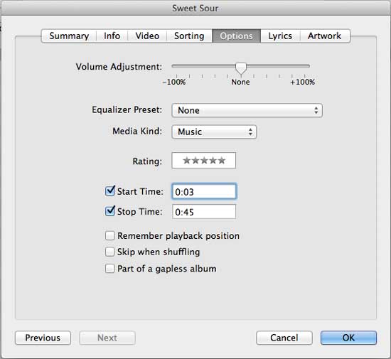 itunes create ringtones