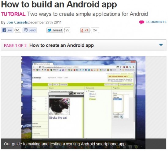 How to write android application tutorial