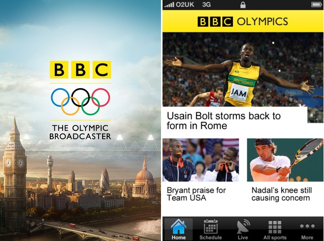 Watch Olympics on iPhone and Android