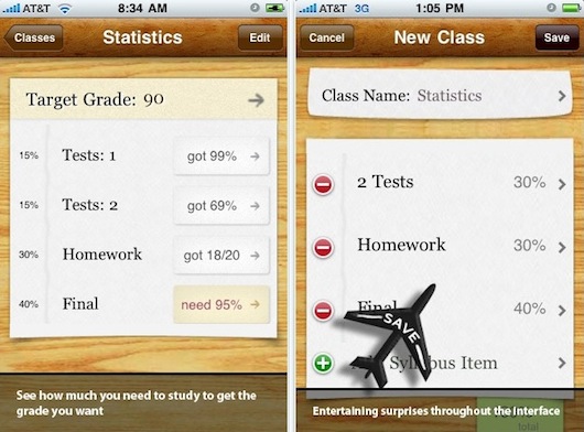 grades iphone app