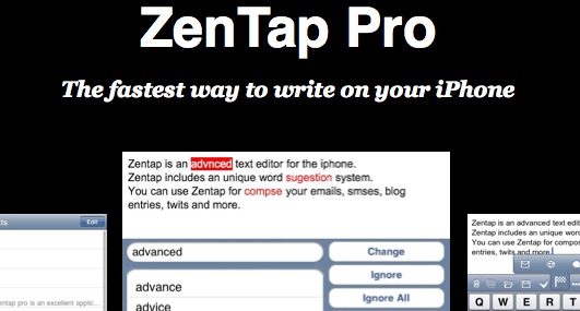 zentap iphoneapp