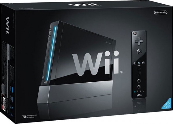 black nintendo wii