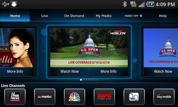 AT-T U-Verse Live Android TV