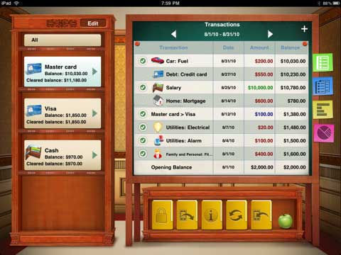 Checkbook iPad App