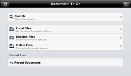 Documents to go