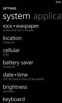 Battery Tips Windows 7 Phone