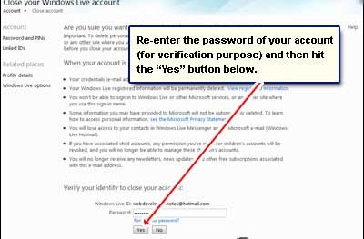 How to Delete your Hotmail Account