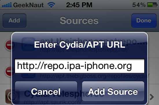 ipa iphone source