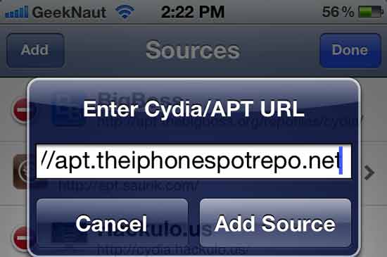 iphonespot cydia source