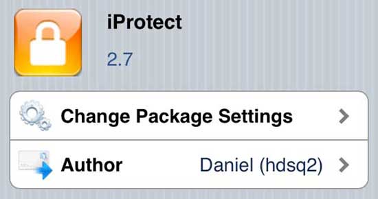 iProtect Tweak for Cydia