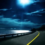 HTC Desire Wallpapers night road