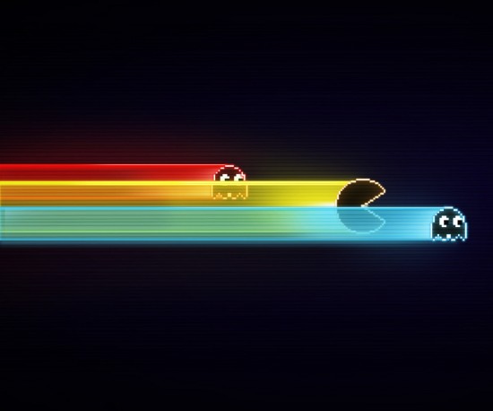 HTC Desire Wallpapers pacman tron