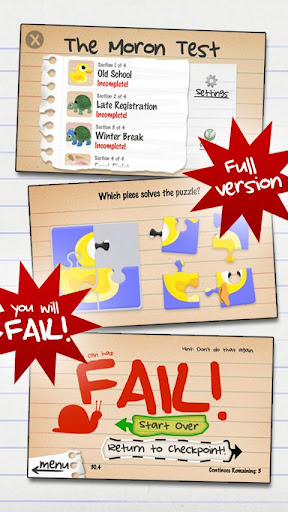 The Moron Test
