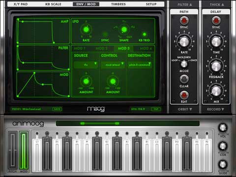 Animoog iPad App