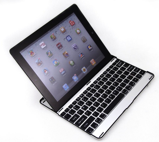 MiniSuit Aluminum Bluetooth iPad 2 Keyboard Case