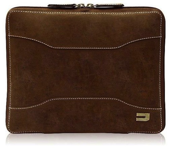 Urbano iPad Leather Zip Case  Vintage