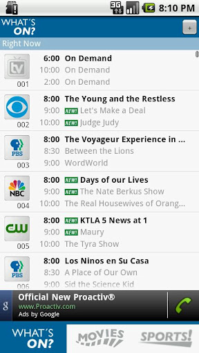 TV Listings