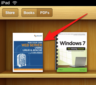 Add PDF file from DropBox to iBooks