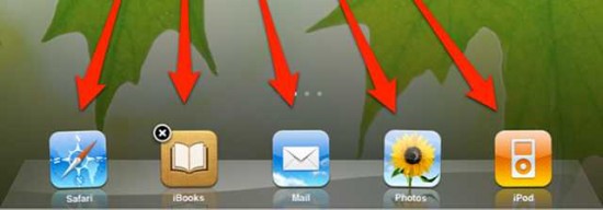 Add more Apps to your iPad dock