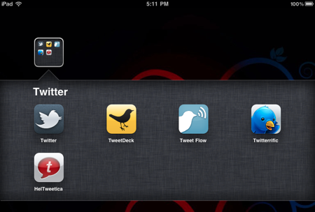  Rename iPad folders