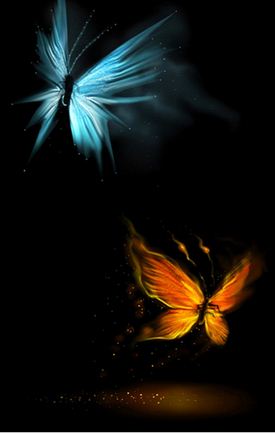 Abstract Butterflies