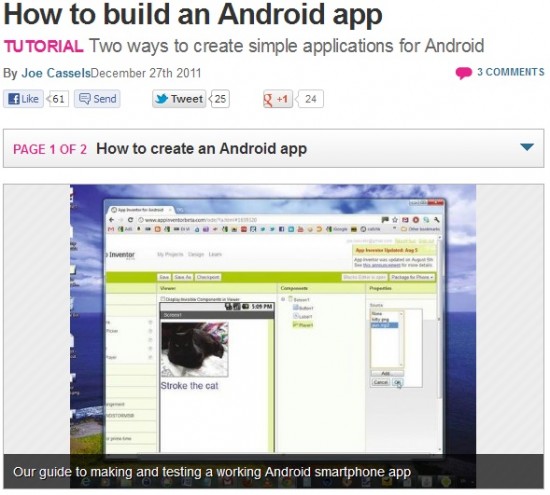 How to build an Android app