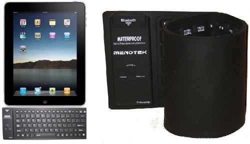 Menotek Flexible Bluetooth Waterproof Mini Keyboard 