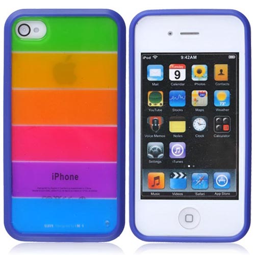  Rainbow Protective Case for iPhone 4/4S 