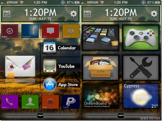 top dreamboard themes ios 6