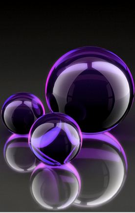 Purple Balls Wallpaper