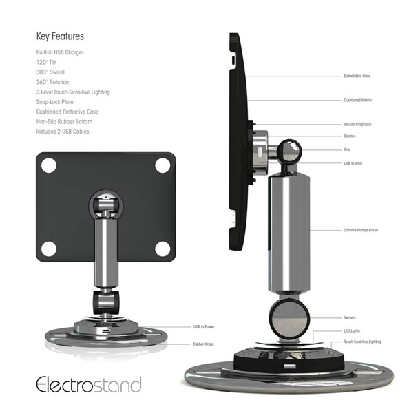 ElectroStand features