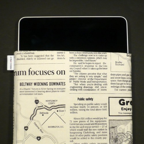 Etsy NewsPaper Case for iPad