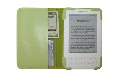 mCover Leather Folio Kindle Cover