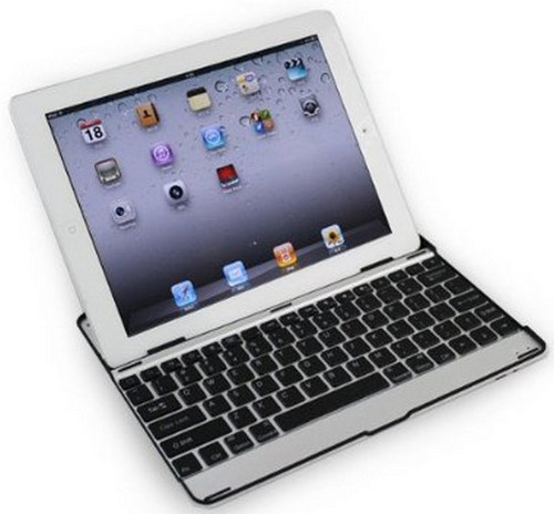 MiniSuit Apple iPad Aluminum Bluetooth Keyboard Case