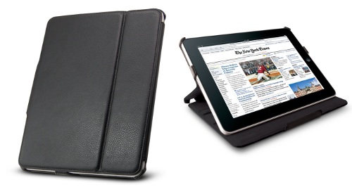 Technocel Leather Flip Book CaseFolio for Apple iPad 