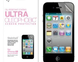 SGP Steinheil Ultra Oleophobic Screen Protector for iPhone 4s