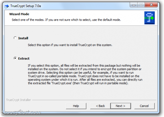 Download and Install Truecrypt