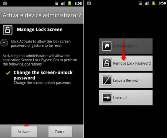 Desktop Android Pattern Unlock