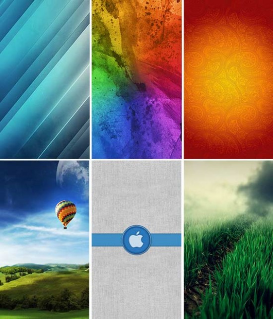 Retina wallpapers for iPhone 5