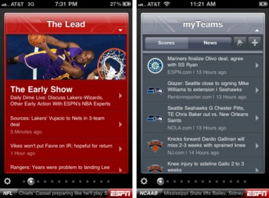 ESPN ScoreCenter