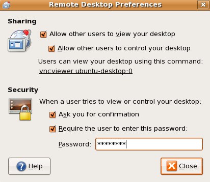 Remote Desktop Preferences