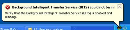 Background intelligent transfer service Missing? Here’s a Fix