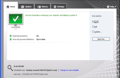 How to turn off Microsoft security essentials on Windows PC