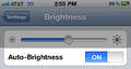 auto brightness