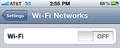 iphone wifi settings