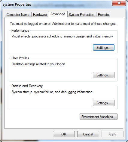 Windows 7 Virtual Memory