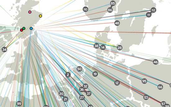 Flight Mapping Routes